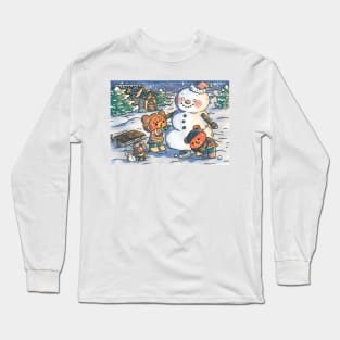 Build a Snowman Long Sleeve T-Shirt